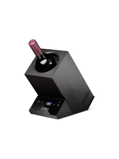 Caso | Wine cooler for one bottle | WineCase One | Energy efficiency class Not apply | Free standing | Bottles capacity 1 | Black