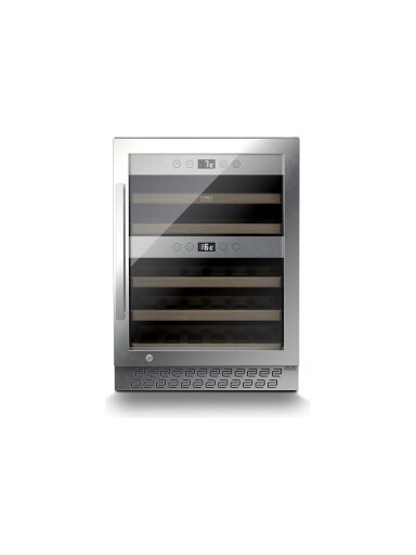 Caso | Wine cooler | WineChef Pro 40 | Energy efficiency class G | Showcase | Free standing | Bottles capacity Up to 40 bottles | Cooling type Compressor technology | Stainless steel/Black