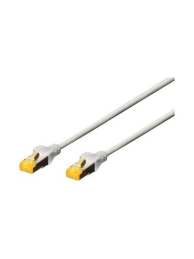 CAT 6A S/FTP Patch Cord | LSZH AWG 26/7 | Length 5 m | Grey CAT 6A S/FTP Patch Cord | LSZH AWG 26/7 | Length 5 m | Grey