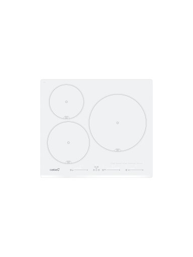 CATA Hob | INSB 6003E2 WH | Induction | Number of burners/cooking zones 3 | Slider touch | White CATA Hob | INSB 6003E2 WH | Induction | Number of burners/cooking zones 3 | Slider touch | White