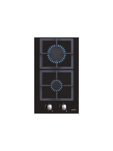 CATA | Hob | SCI 3002 BK | Gas on glass | Number of burners/cooking zones 2 | Rotary knobs | Black CATA | Hob | SCI 3002 BK | Gas on glass | Number of burners/cooking zones 2 | Rotary knobs | Black