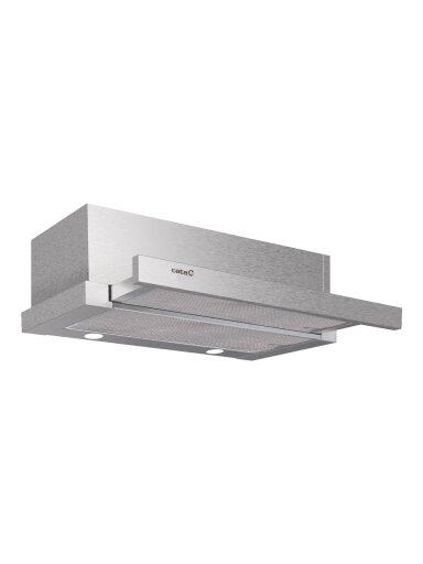 CATA Hood | EXTENDER 600 | Telescopic | Energy efficiency class C | Width 60 cm | 390 m³/h | Mechanical | ECOLED | Stainless Steel CATA Hood | EXTENDER 600 | Telescopic | Energy efficiency class C | Width 60 cm | 390 m³/h | Mechanical | ECOLED | Stainless Steel