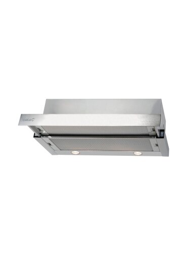 CATA | Hood | TF 2003 Duralum 600 | Telescopic | Energy efficiency class C | Width 60 cm | 390 m³/h | Mechanical control | LED | Stainless steel CATA | Hood | TF 2003 Duralum 600 | Telescopic | Energy efficiency class C | Width 60 cm | 390 m³/h | Mechanical control | LED | Stainless steel