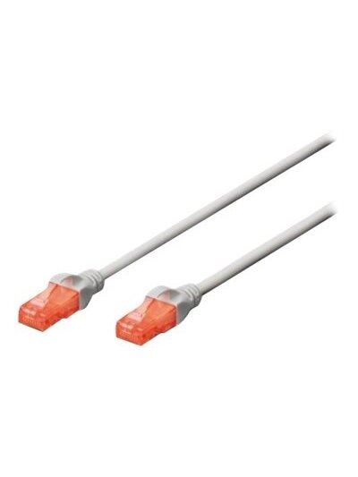 CAT 6 U-UTP | Patch cord | PVC AWG 26/7 | Yellow | 2 m | Modular RJ45 (8/8) plug