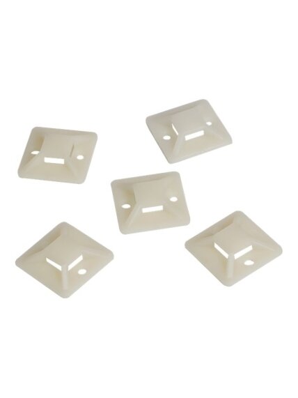 Cable Tie Mounts 20x20 mm | KAB0042 | Self-adhesive, for cable ties Cable Tie Mounts 20x20 mm | KAB0042 | Self-adhesive, for cable ties