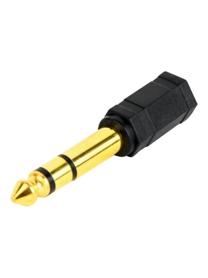Cablexpert | 6.35 mm to 3.5 mm stereo audio adapter plug | A-6.35M-3.5F | 6.35 mm (M) | 3.5 mm (F) 2 Cablexpert | 6.35 mm to 3.5 mm stereo audio adapter plug | A-6.35M-3.5F | 6.35 mm (M) | 3.5 mm (F) 2