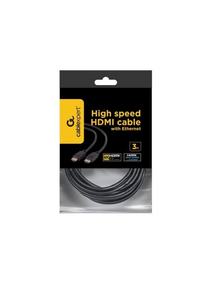 Cablexpert HDMI High speed male-male cable, 3.0 m, bulk package | Cablexpert 3 Cablexpert HDMI High speed male-male cable, 3.0 m, bulk package | Cablexpert 3