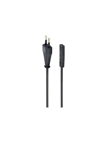 Cablexpert | Power cord (C7), VDE approved | PC-184-075-1.8M | Black | CEE 7/16 to C7 2