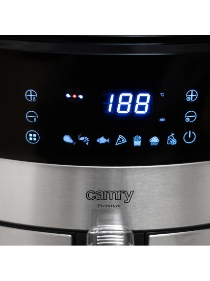 Camry | Airfryer Oven | CR 6311 | Power 1700 W | Capacity 5 L | Stainless steel/Black 7 Camry | Airfryer Oven | CR 6311 | Power 1700 W | Capacity 5 L | Stainless steel/Black 7