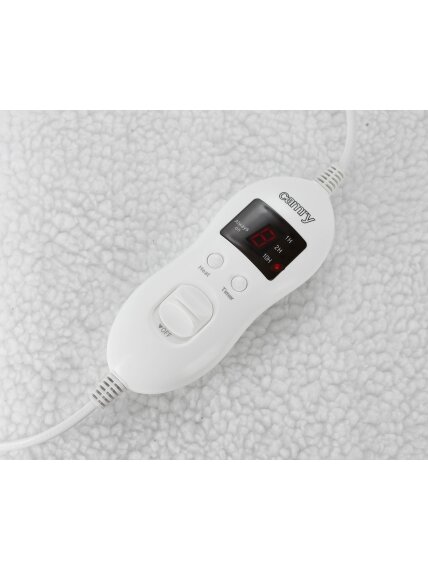 Camry | Electirc heating under-blanket with timer | CR 7421 | Number of heating levels 5 | Number of persons 2 | Washable | Remote control | Syntetic wood | 2 x 60 W | White 2 Camry | Electirc heating under-blanket with timer | CR 7421 | Number of heating levels 5 | Number of persons 2 | Washable | Remote control | Syntetic wood | 2 x 60 W | White 2