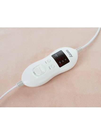 Camry | Electric blanket | CR 7423 | Number of heating levels 8 | Number of persons 1 | Washable | Coral fleece | 60 W | Beige 2 Camry | Electric blanket | CR 7423 | Number of heating levels 8 | Number of persons 1 | Washable | Coral fleece | 60 W | Beige 2
