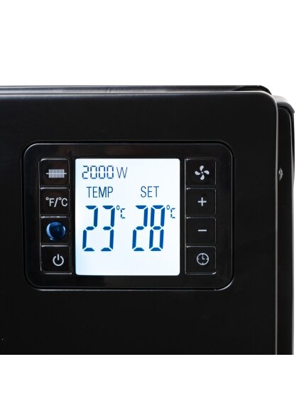 Camry Fan Heater with Remote Control | CR 7739 | Convection Heater | 2000 W | Number of power levels 3 (750W/1250W/2000W) | Black 4 Camry Fan Heater with Remote Control | CR 7739 | Convection Heater | 2000 W | Number of power levels 3 (750W/1250W/2000W) | Black 4