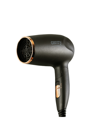 Camry | Hair Dryer | CR 2261 | 1400 W | Number of temperature settings 2 | Metallic Grey/Gold 4