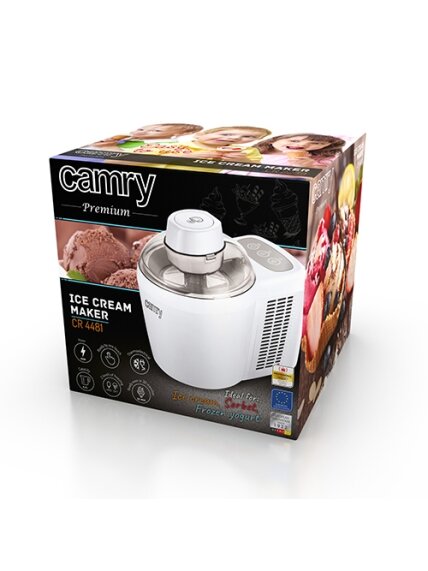 Camry | Ice cream maker | CR 4481 | Power 90 W | Capacity 0.7 L | White 9