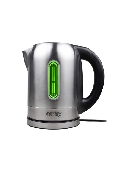Camry | Kettle | CR 1253 | With electronic control | 2200 W | 1.7 L | Stainless steel | 360° rotational base | Stainless steel 2 Camry | Kettle | CR 1253 | With electronic control | 2200 W | 1.7 L | Stainless steel | 360° rotational base | Stainless steel 2