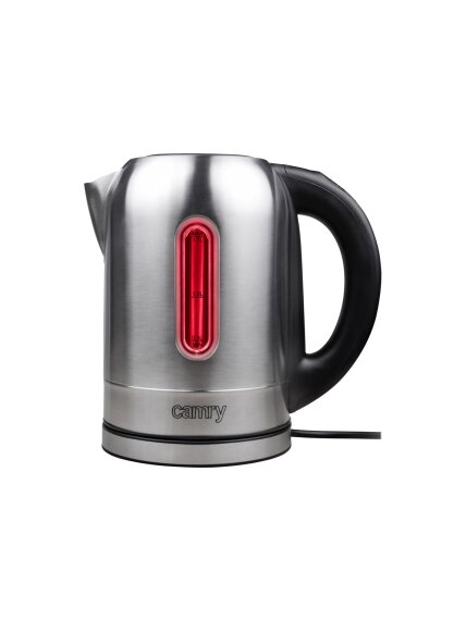 Camry | Kettle | CR 1253 | With electronic control | 2200 W | 1.7 L | Stainless steel | 360° rotational base | Stainless steel 3