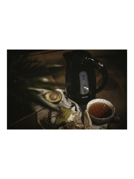Camry | Kettle | CR 1255 | Standard | 2200 W | 1.7 L | Plastic | 360° rotational base | Black 3 Camry | Kettle | CR 1255 | Standard | 2200 W | 1.7 L | Plastic | 360° rotational base | Black 3
