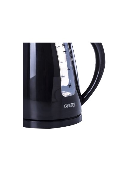Camry | Kettle | CR 1255 | Standard | 2200 W | 1.7 L | Plastic | 360° rotational base | Black 9 Camry | Kettle | CR 1255 | Standard | 2200 W | 1.7 L | Plastic | 360° rotational base | Black 9