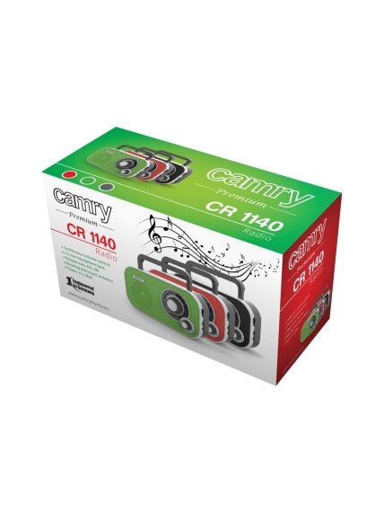Camry | Portable Radio | CR 1140b | Black/Grey 2 Camry | Portable Radio | CR 1140b | Black/Grey 2