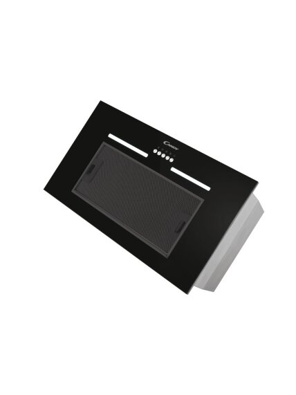 Candy | Hood | CPY5MBG | Canopy | Energy efficiency class C | Width 52 cm | 298 m³/h | Mechanical control | LED | Black Glass 1