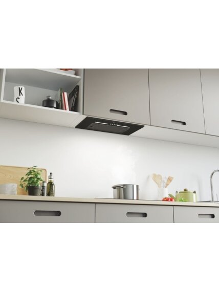 Candy | Hood | CPY5MBG | Canopy | Energy efficiency class C | Width 52 cm | 298 m³/h | Mechanical control | LED | Black Glass 3
