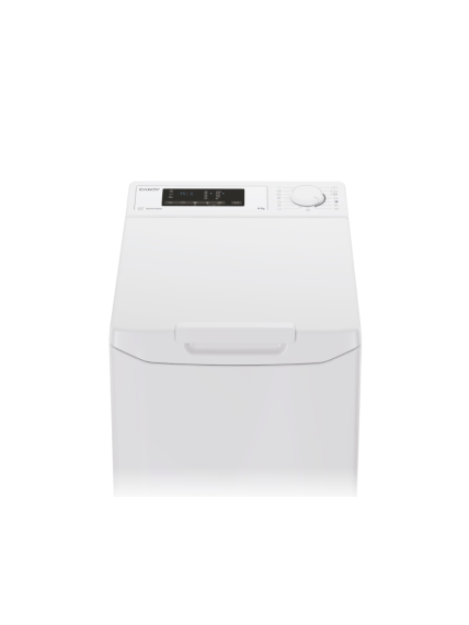 Candy Washing Machine | TCA063D3-S | Energy efficiency class C | Top loading | Washing capacity 6 kg | 1000 RPM | Depth 60 cm | Width 41 cm | Display | Digit | White 4 Candy Washing Machine | TCA063D3-S | Energy efficiency class C | Top loading | Washing capacity 6 kg | 1000 RPM | Depth 60 cm | Width 41 cm | Display | Digit | White 4