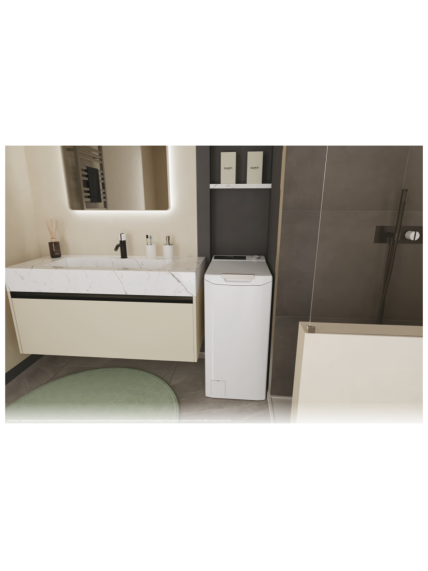 Candy Washing Machine | TCA284TM5-S | Energy efficiency class A | Top loading | Washing capacity 8 kg | 1200 RPM | Depth 60 cm | Width 41 cm | Display | Digit | White 6 Candy Washing Machine | TCA284TM5-S | Energy efficiency class A | Top loading | Washing capacity 8 kg | 1200 RPM | Depth 60 cm | Width 41 cm | Display | Digit | White 6