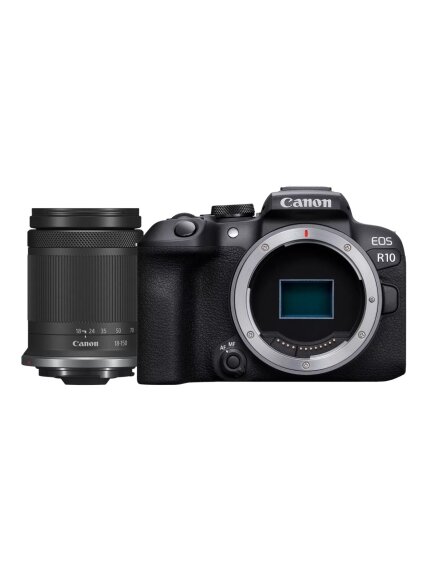 Canon | D.CAM EOS R10 RF-S 18-150 IS STM EU26 | Megapixel 24.2 MP | Image stabilizer | ISO sensitivity (max) 32000 | Wi-Fi | Video recording | Manual | CMOS | Black