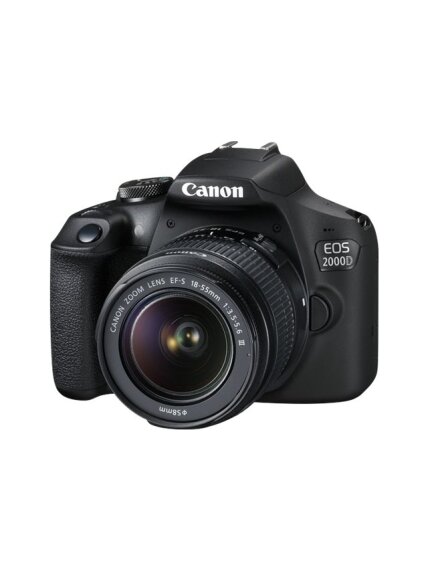 Canon | EOS | 2000D 18-55 III EU26 | SLR Camera Kit | Megapixel 24.1 MP | ISO sensitivity (max) 12800 | Display diagonal 3.0 " | Wi-Fi | Video recording | APS-C | Black 4