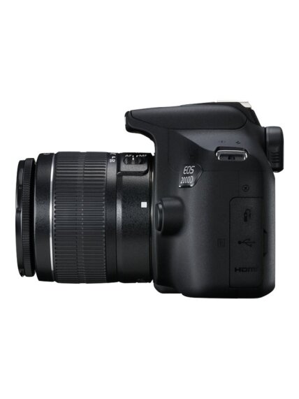 Canon | EOS | 2000D 18-55 III EU26 | SLR Camera Kit | Megapixel 24.1 MP | ISO sensitivity (max) 12800 | Display diagonal 3.0 " | Wi-Fi | Video recording | APS-C | Black 8