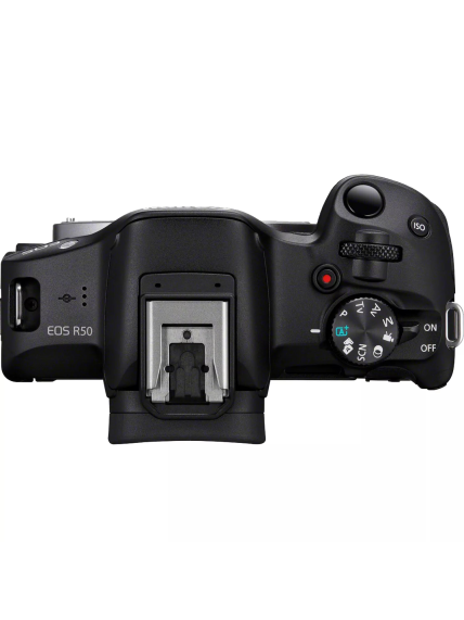Canon | EOS R50 + RF-S 18-45mm F4.5-6.3 IS STM + RF-S 55-210mm F5-7.1 IS STM (SIP) | Megapixel 24.2 MP | Image stabilizer | ISO sensitivity (max) 32000 | Display diagonal 2.95 " | Wi-Fi | Video recording | Automatic, manual | CMOS | Black 3