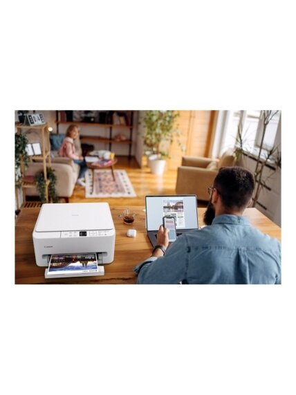 Canon | Multifunctional printer | PIXMA TS6550i | Inkjet | Colour | A4 | Wi-Fi | White 6