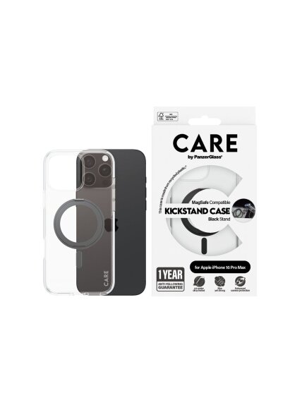 CARE Back cover | Apple | iPhone 16 Pro Max | Recycled plastic | Transparent 1