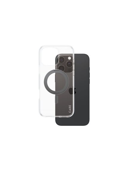 CARE Back cover | Apple | iPhone 16 Pro Max | Recycled plastic | Transparent 2 CARE Back cover | Apple | iPhone 16 Pro Max | Recycled plastic | Transparent 2