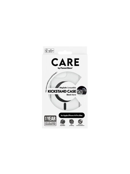 CARE Back cover | Apple | iPhone 16 Pro Max | Recycled plastic | Transparent 3 CARE Back cover | Apple | iPhone 16 Pro Max | Recycled plastic | Transparent 3