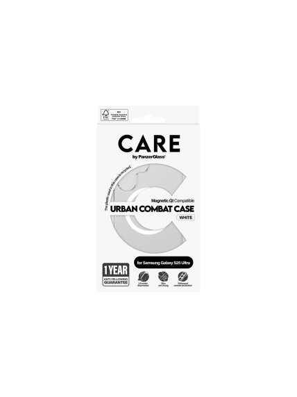 CARE Back protection | Samsung | Galaxy S25 Ultra | Recycled plastic | White 4