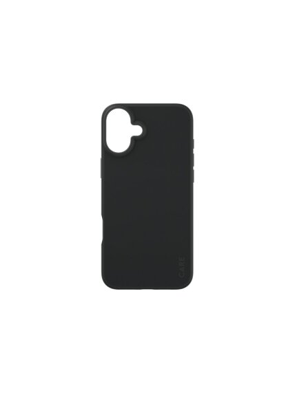 CARE by PanzerGlass Case Fashion | Back protection | Apple | iPhone 16 Plus | Recycled plastic | Black