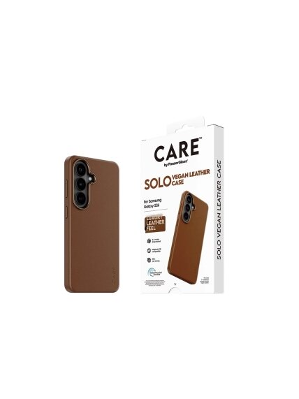 CARE by PanzerGlass Solo Case Brown Samsung New Galaxy S26 2 CARE by PanzerGlass Solo Case Brown Samsung New Galaxy S26 2