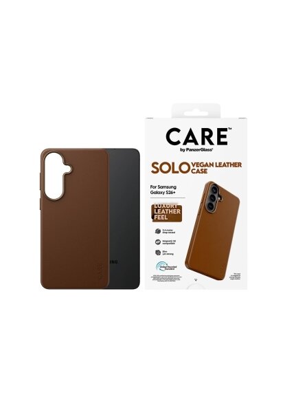 CARE by PanzerGlass Solo Case Brown Samsung New Galaxy S26 Plus | PanzerGlass 4