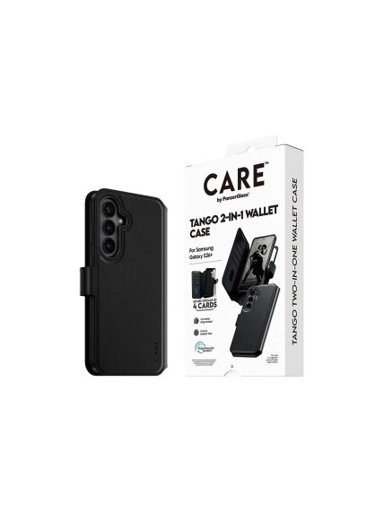 CARE by PanzerGlass Tango 2-in-1 Wallet Case w. Qi Samsung New Galaxy S26 Plus | PanzerGlass 3 CARE by PanzerGlass Tango 2-in-1 Wallet Case w. Qi Samsung New Galaxy S26 Plus | PanzerGlass 3