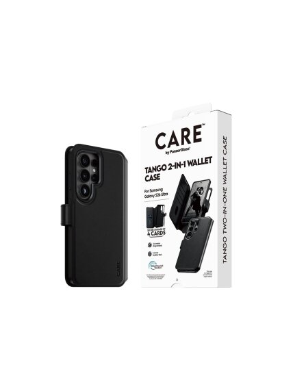 CARE by PanzerGlass Tango 2-in-1 Wallet Case w. Qi Samsung New Galaxy S26 Ultra | PanzerGlass 6 CARE by PanzerGlass Tango 2-in-1 Wallet Case w. Qi Samsung New Galaxy S26 Ultra | PanzerGlass 6