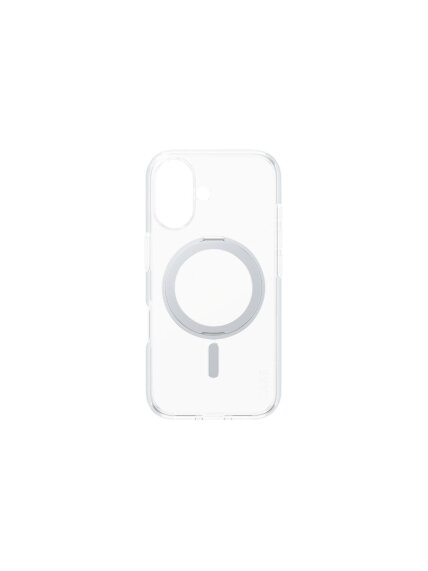 CARE Feature Case | Back cover | Apple | iPhone 16 | Recycled plastic | Silver | Kickstand & MagSafe
