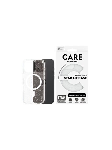 CARE Flagship Case | Back cover | Apple | iPhone 16 Pro | Recycled plastic | White | Urban Combat Star Lit with MagSafe 3 CARE Flagship Case | Back cover | Apple | iPhone 16 Pro | Recycled plastic | White | Urban Combat Star Lit with MagSafe 3