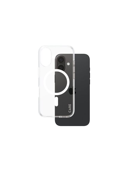 CARE Flagship Case | Back cover | Apple | iPhone 16 | Recycled plastic | White | MagSafe 1