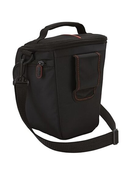 Case Logic | DCB-306 SLR Camera Bag | Black | * Designed to fit an SLR camera with standard zoom lens attached * Internal zippered pocket stores memory cards, filter or lens cloth * Side zippered pockets store an extra battery, cables, lens cap, or small 2 Case Logic | DCB-306 SLR Camera Bag | Black | * Designed to fit an SLR camera with standard zoom lens attached * Internal zippered pocket stores memory cards, filter or lens cloth * Side zippered pockets store an extra battery, cables, lens cap, or small 2