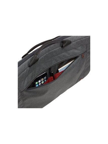 Case Logic | Era Attaché | Fits up to size 15.6 " | Messenger - Briefcase | Obsidian | Shoulder strap 6