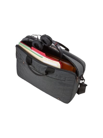 Case Logic | Era | Fits up to size 15.6 " | Messenger - Briefcase | Obsidian | Shoulder strap 1
