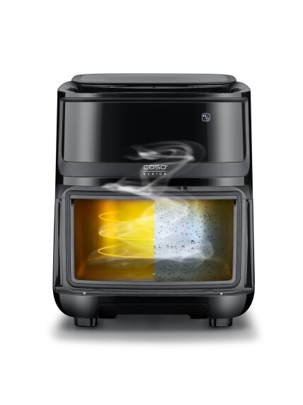 Caso | Air Fryer with Steam Function | Steam and AirFry 700 | Power 1700 W | Capacity 7 L | Black 1 Caso | Air Fryer with Steam Function | Steam and AirFry 700 | Power 1700 W | Capacity 7 L | Black 1