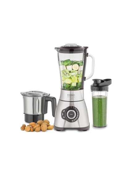 Caso | Blender | B1800 | Tabletop | 1800 W | Jar material Glass | Jar capacity 1.75 L | Ice crushing | Mini chopper | Stainless steel