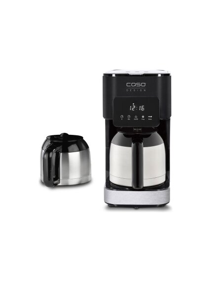 Caso | Coffee Maker with Two Insulated Jugs | Taste & Style Duo Thermo | Drip | 800 W | Black/Stainless Steel Caso | Coffee Maker with Two Insulated Jugs | Taste & Style Duo Thermo | Drip | 800 W | Black/Stainless Steel